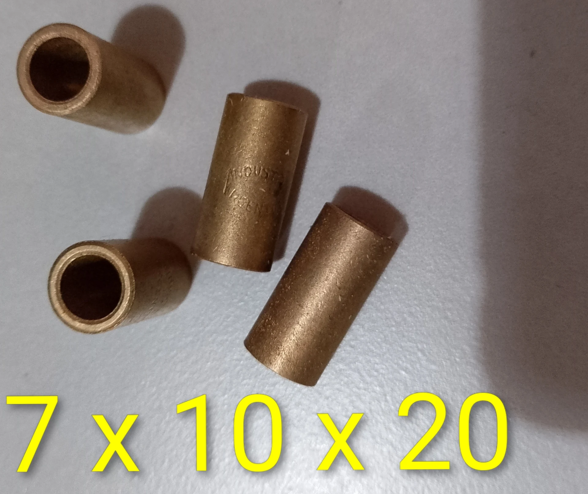 Buje cilíndrico 7x10x20