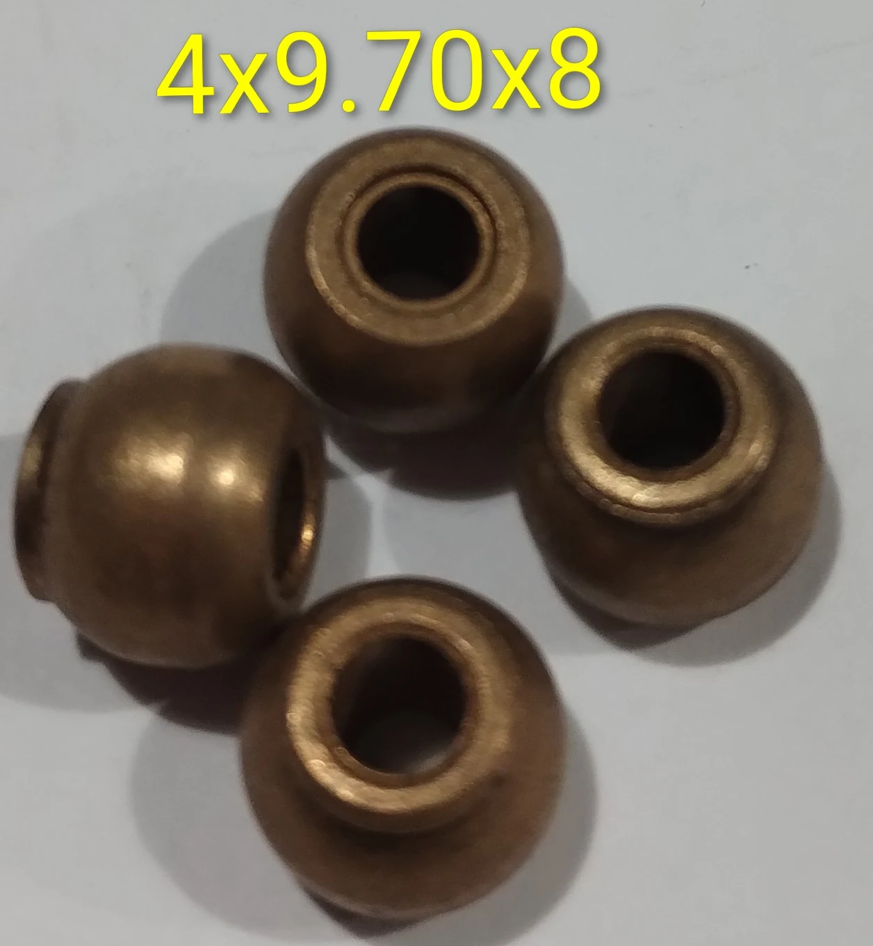 Buje esférico con cuello 4x9.7x8