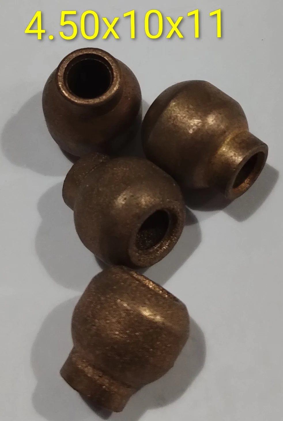 Buje esférico con cuello 4.5x10x11