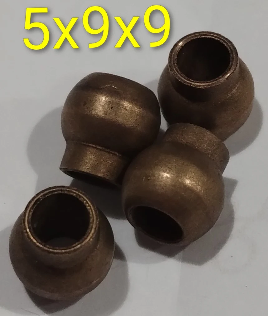 Buje esférico con cuello 5x9x9