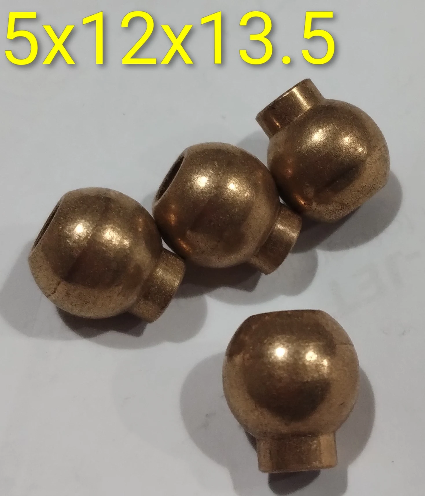 Buje esférico con cuello 5x12x13.5
