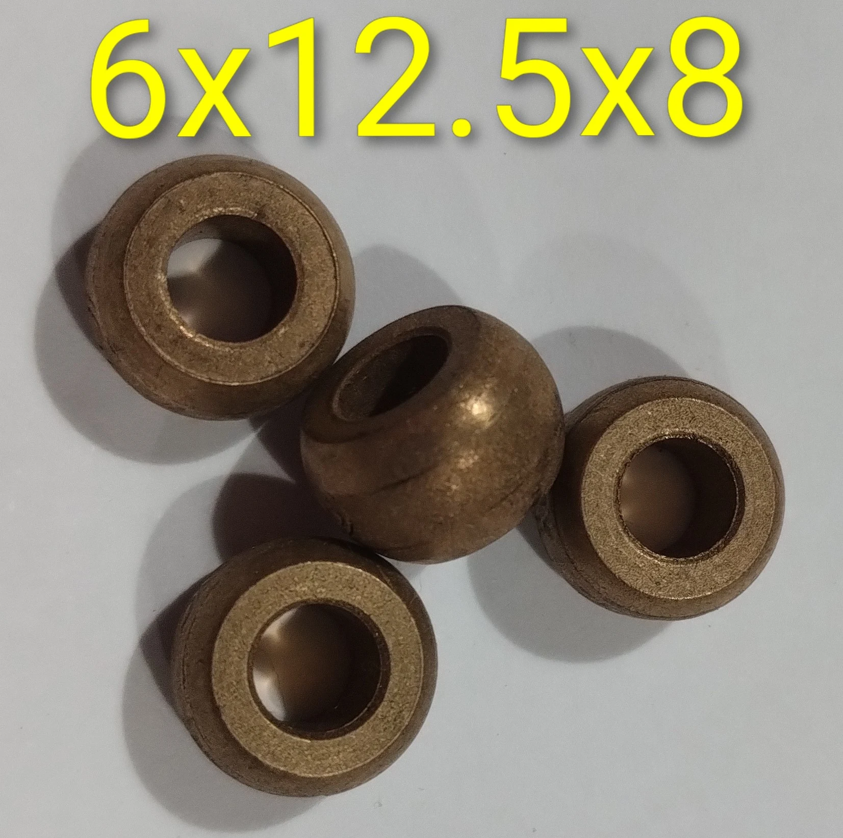 Buje esférico 6x12.5x8