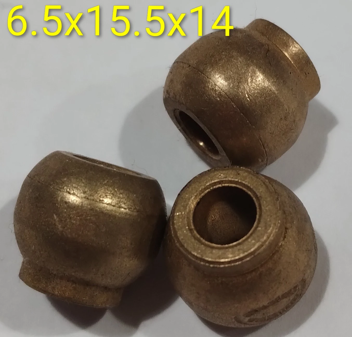 Buje esférico con cuello 6.5x15.5x14