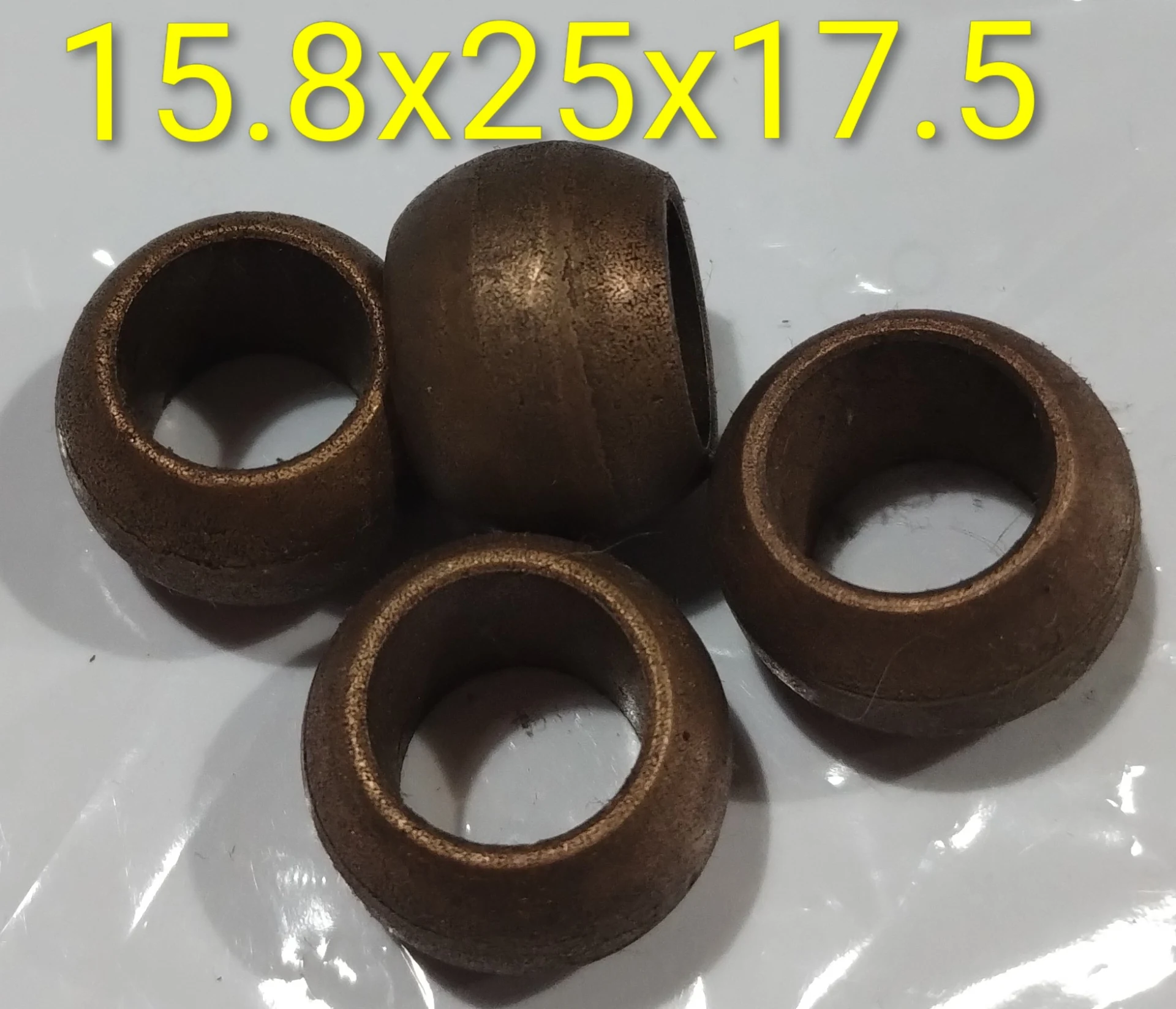 Buje de bronce esférico 15.8x25x17.5