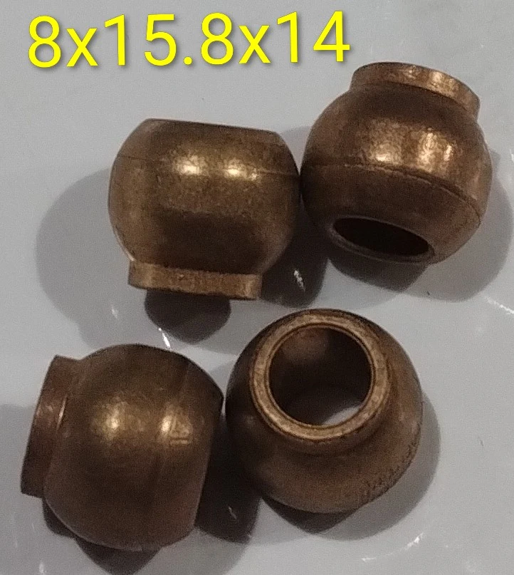 Buje esférico con cuello 8x15.8x14
