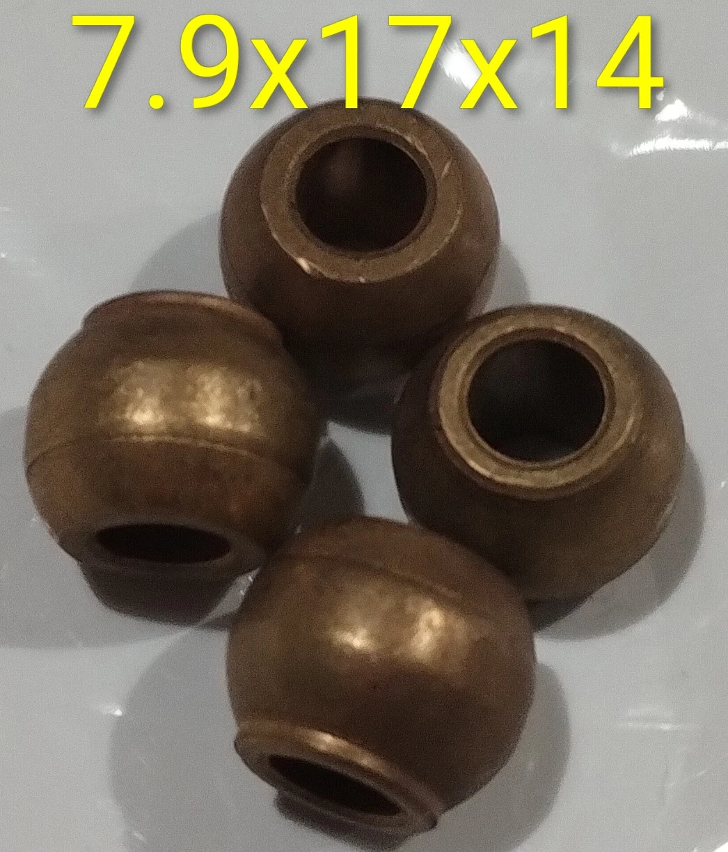 Buje esférico con cuello 7.9x17x14