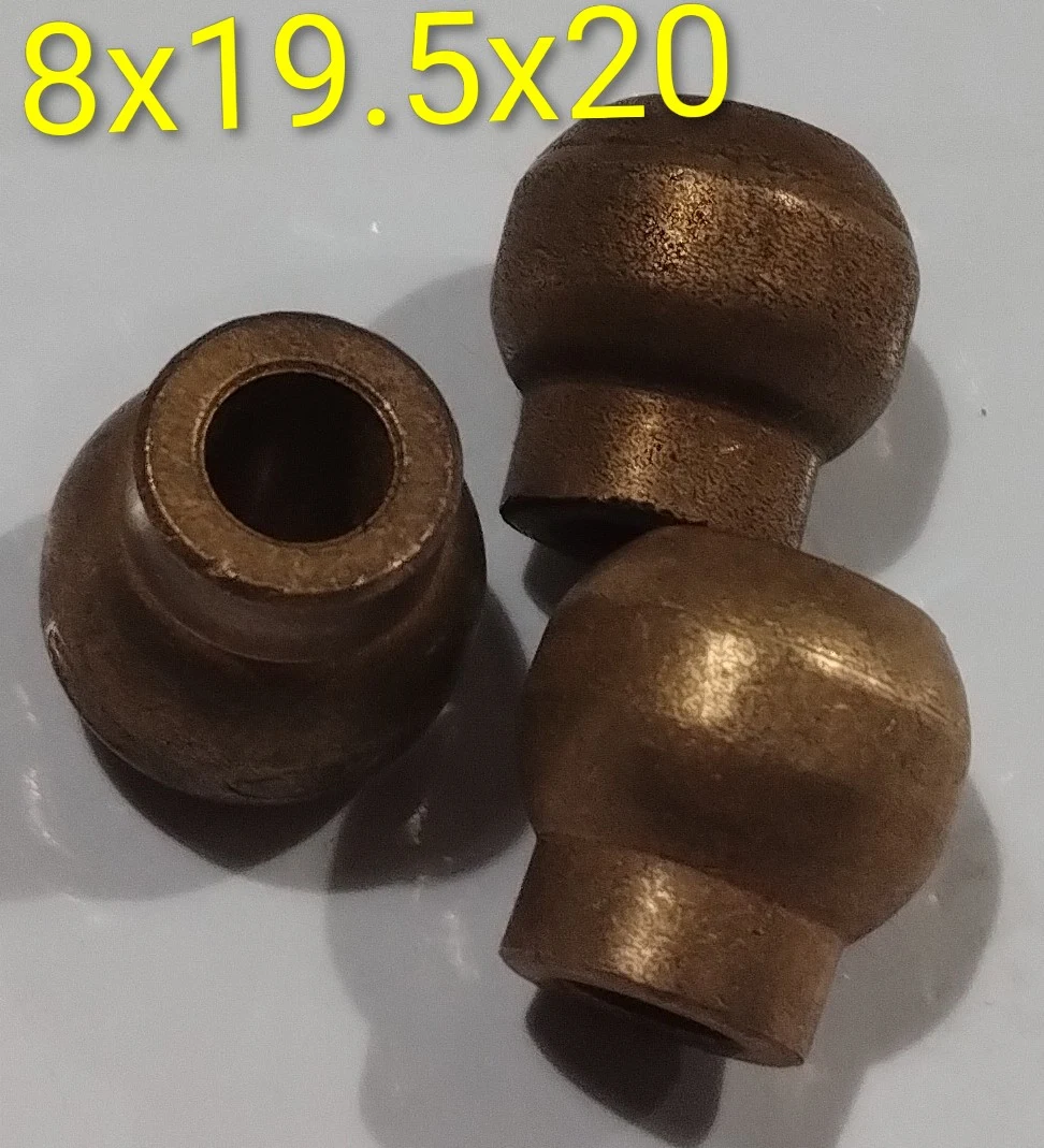 Buje esférico con cuello 8x19.5x20
