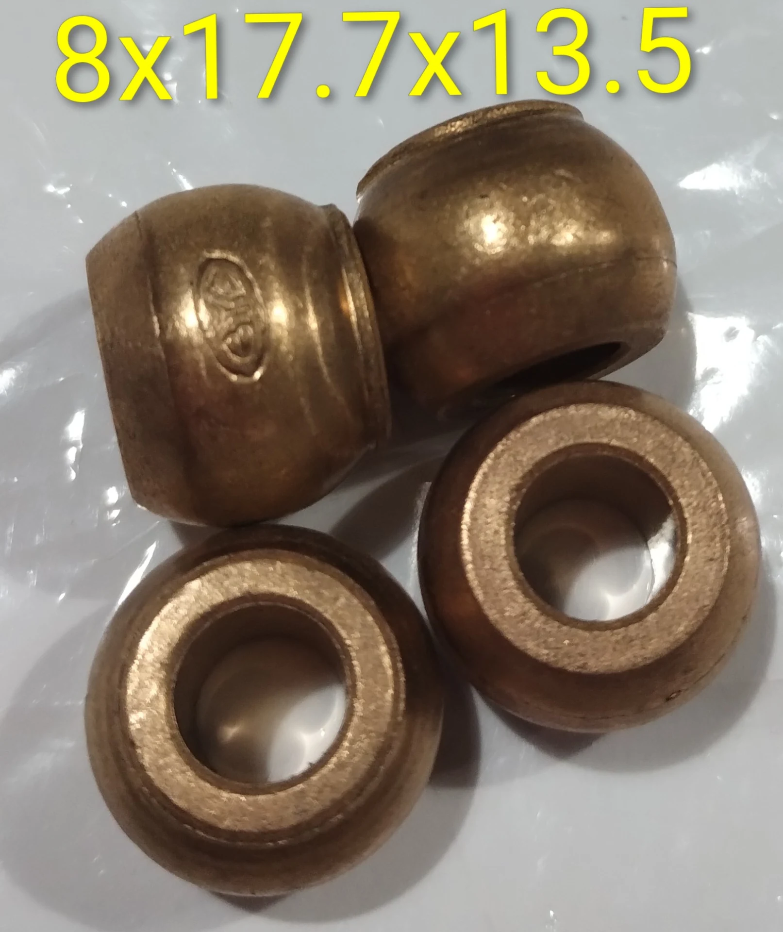 Buje esférico con cuello 8x17.7x13.5
