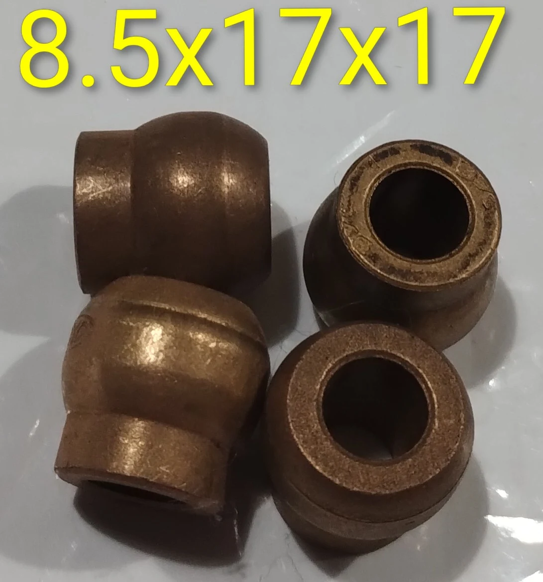 Buje esférico con cuello 8.5x17x17