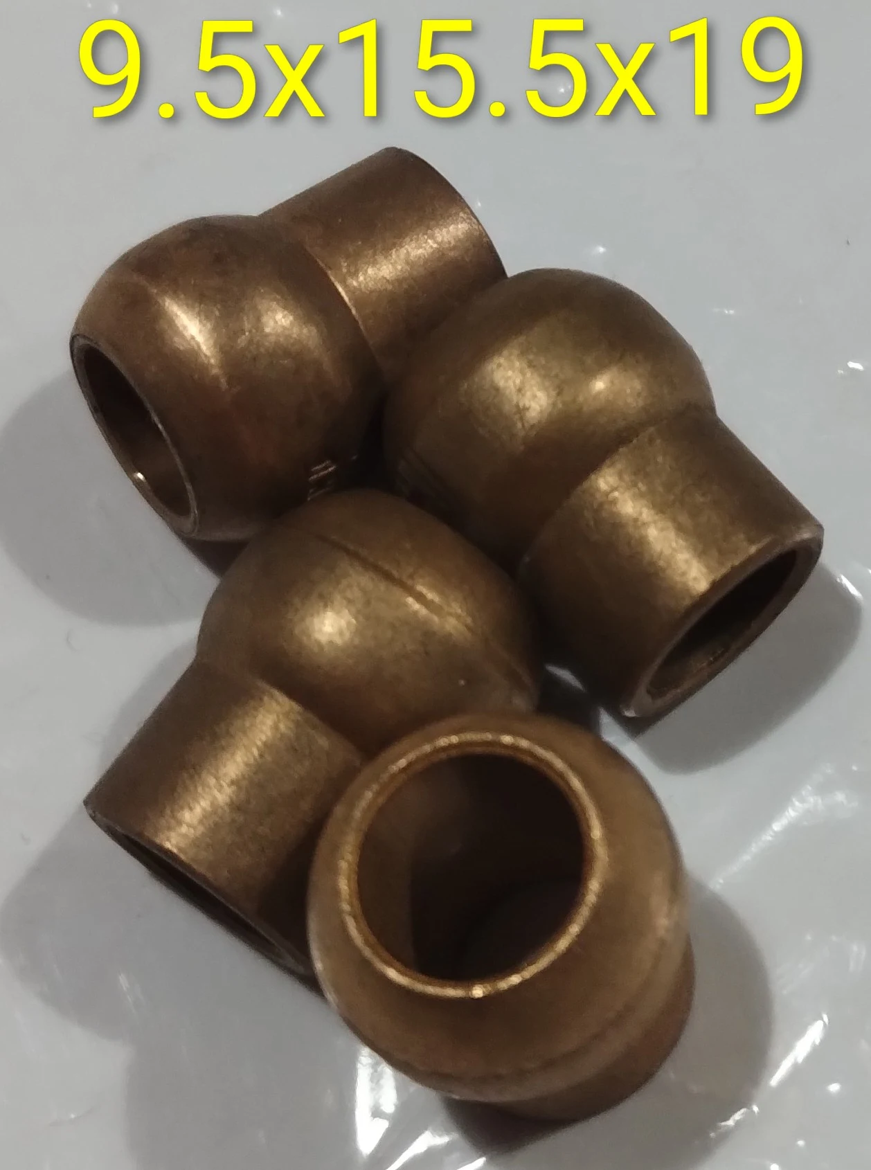 Buje esférico con cuello 9.5x15.5x19
