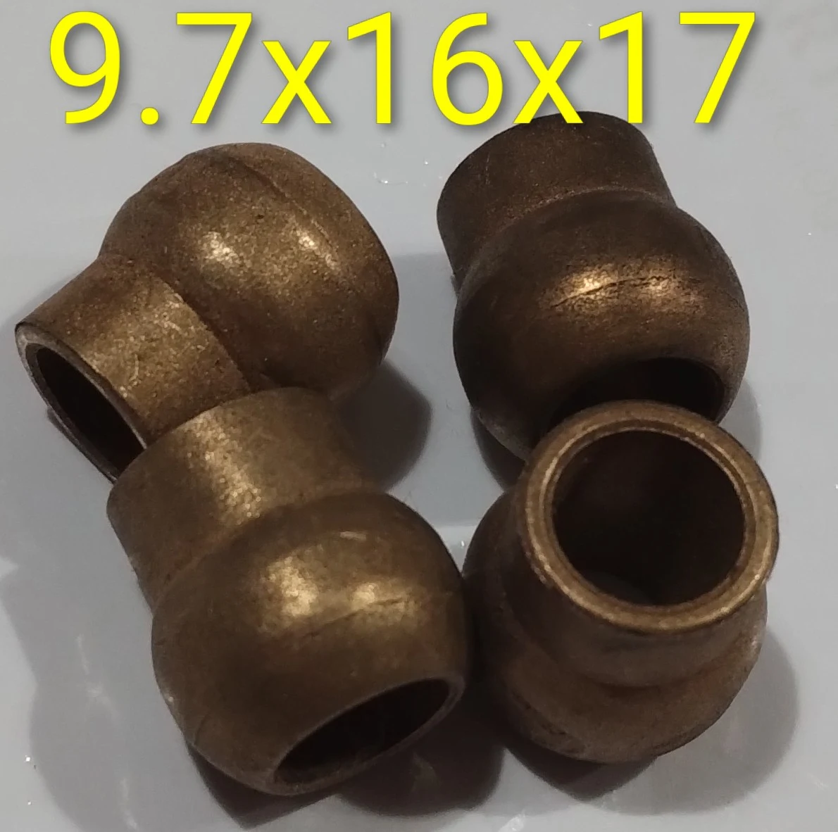 Buje esférico con cuello 9.7x16x17