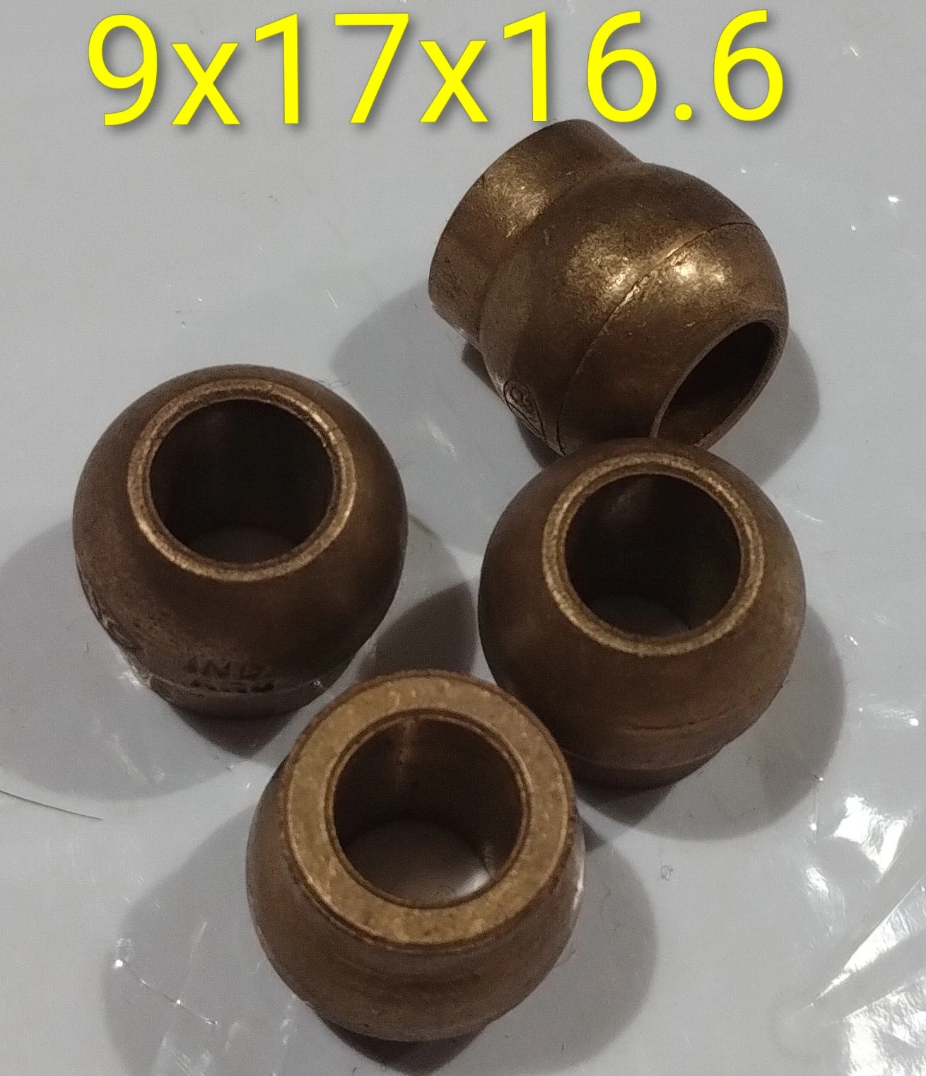 Buje esférico con cuello 9x17x16.6