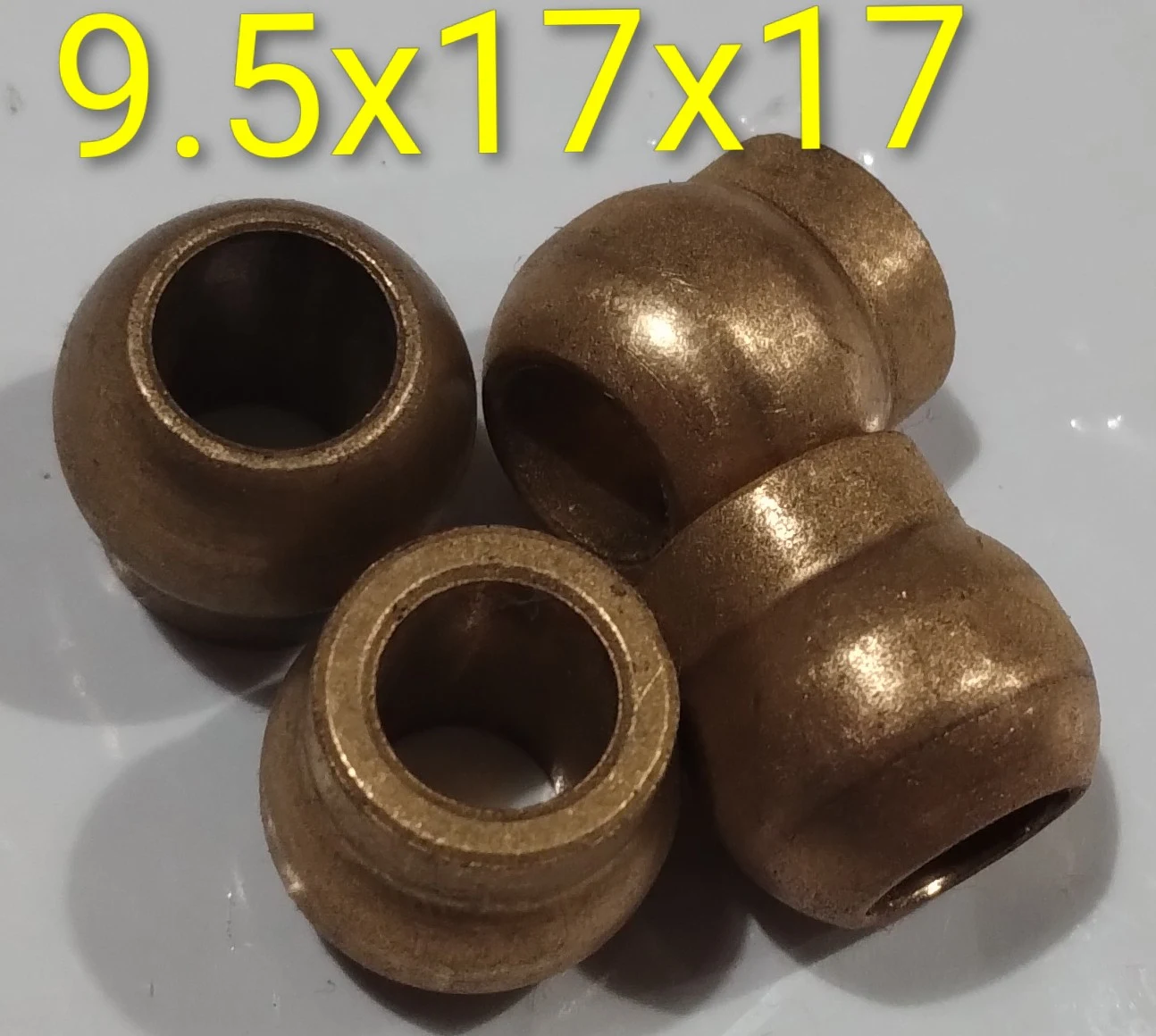 Buje esférico con cuello 9.5x17x17