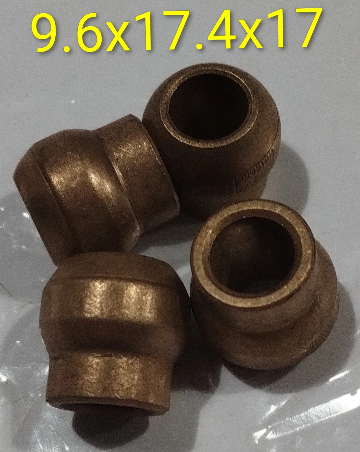 Buje esférico con cuello 9.6x17.4x17