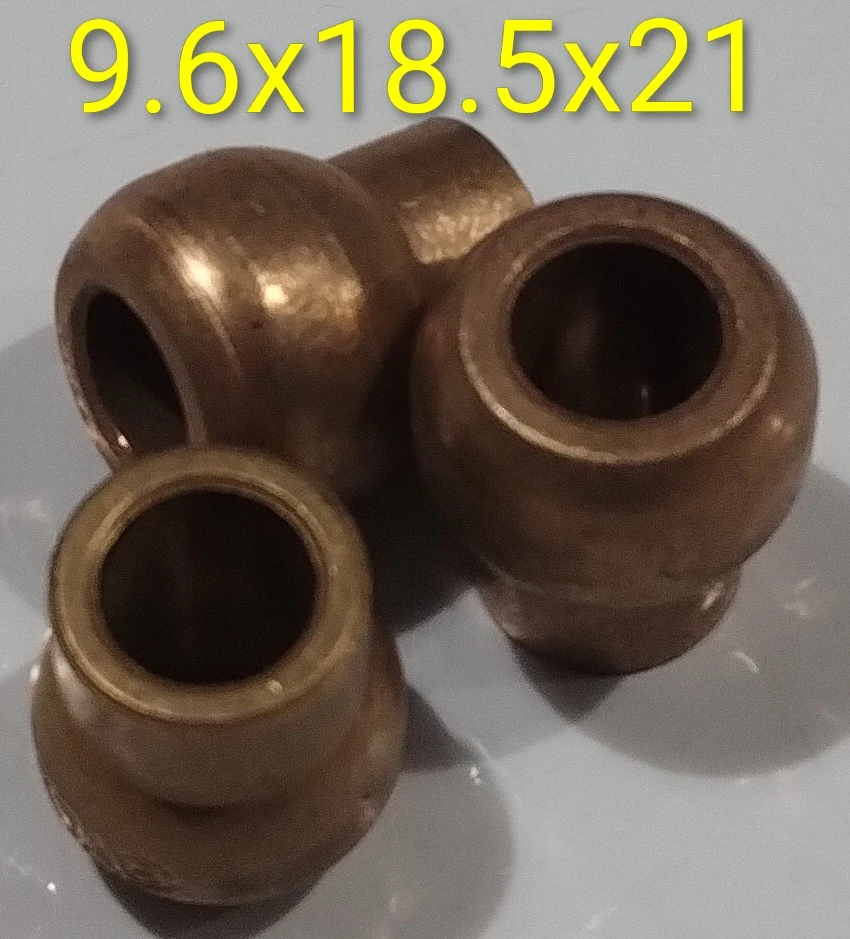 Buje esférico con cuello 9.6x18.5x21