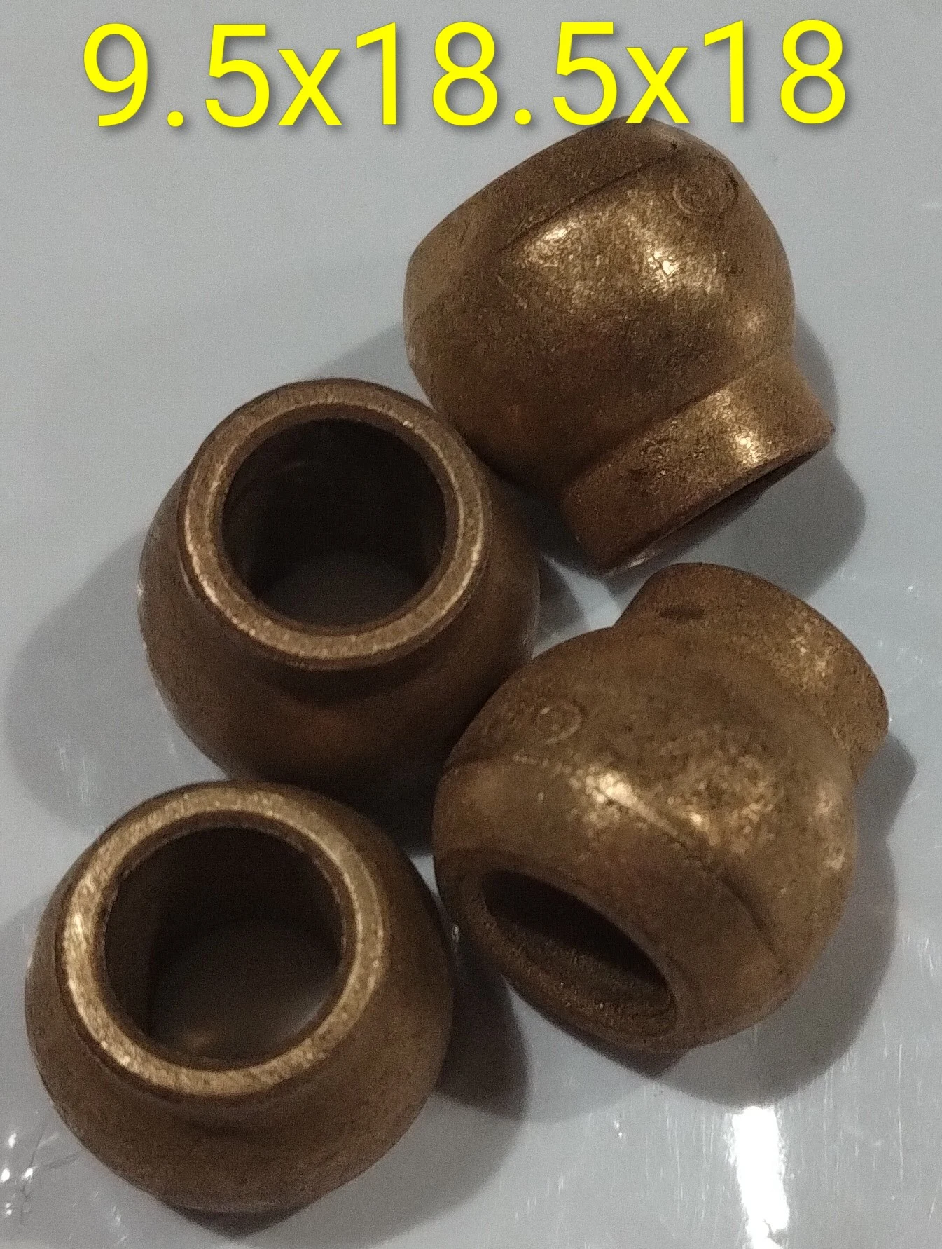 Buje esférico con cuello 9.5x18.5x18