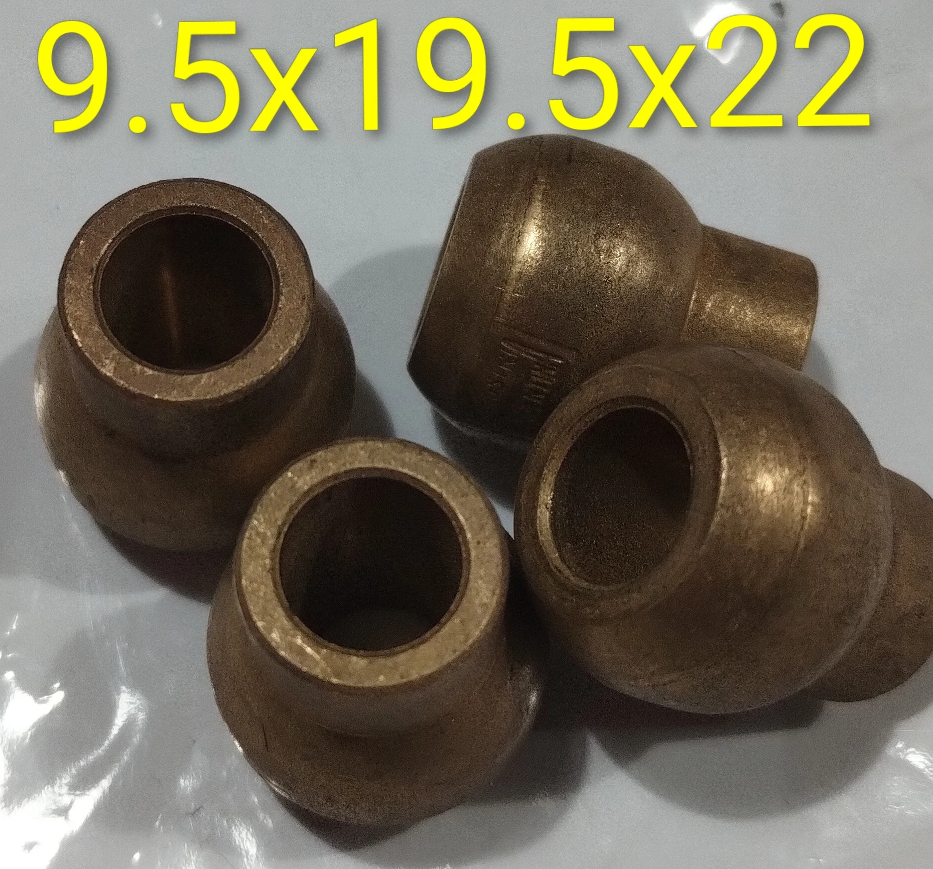 Buje esférico con cuello 9.5x19.5x22
