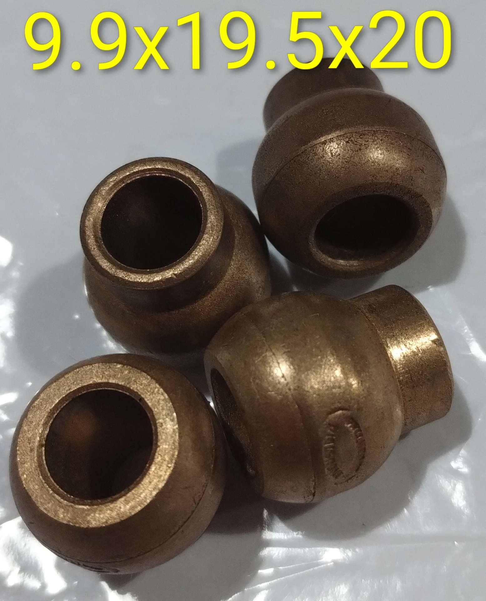 Buje esférico con cuello 9.9x19.5x20