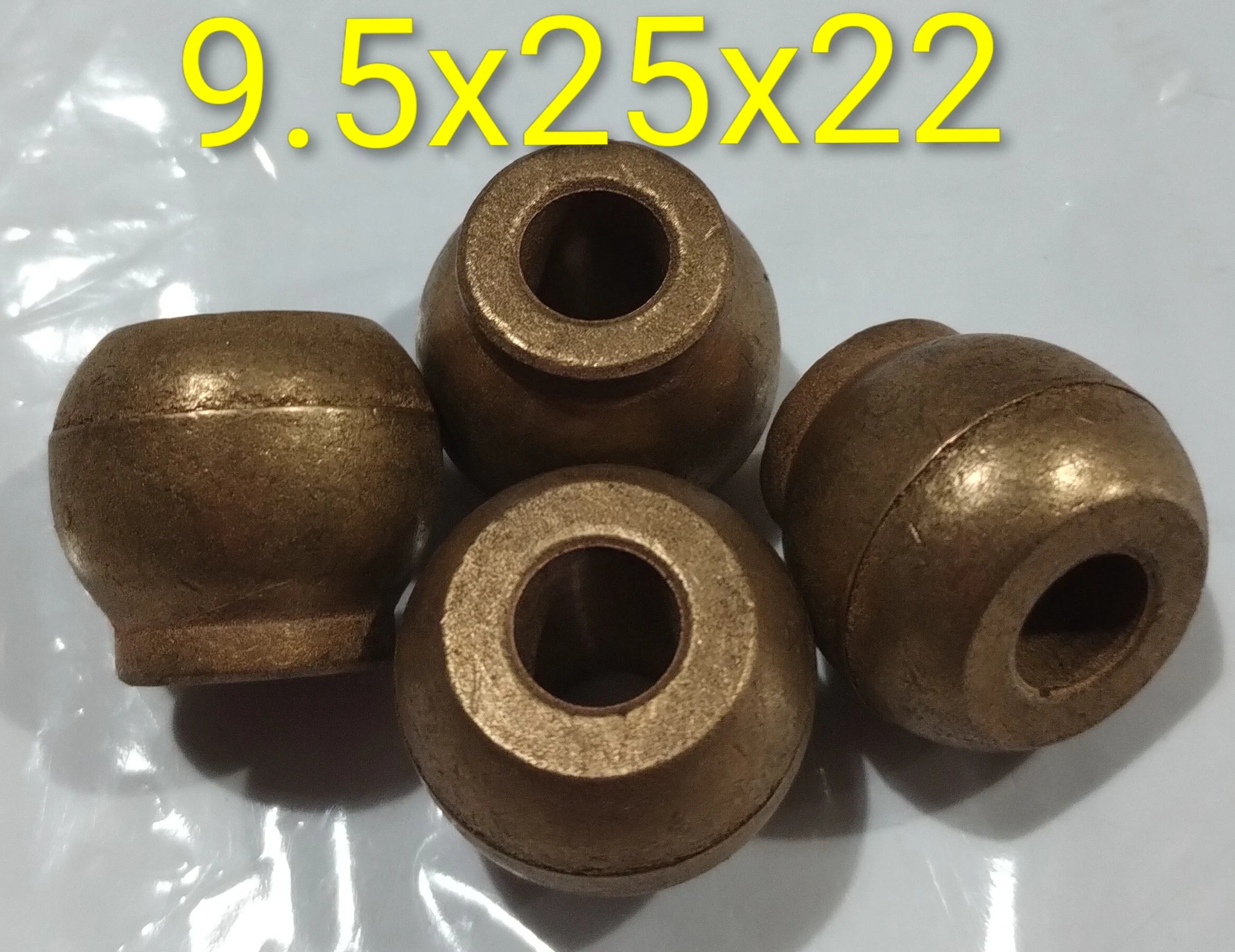 Buje esférico con cuello 9.5x25x22