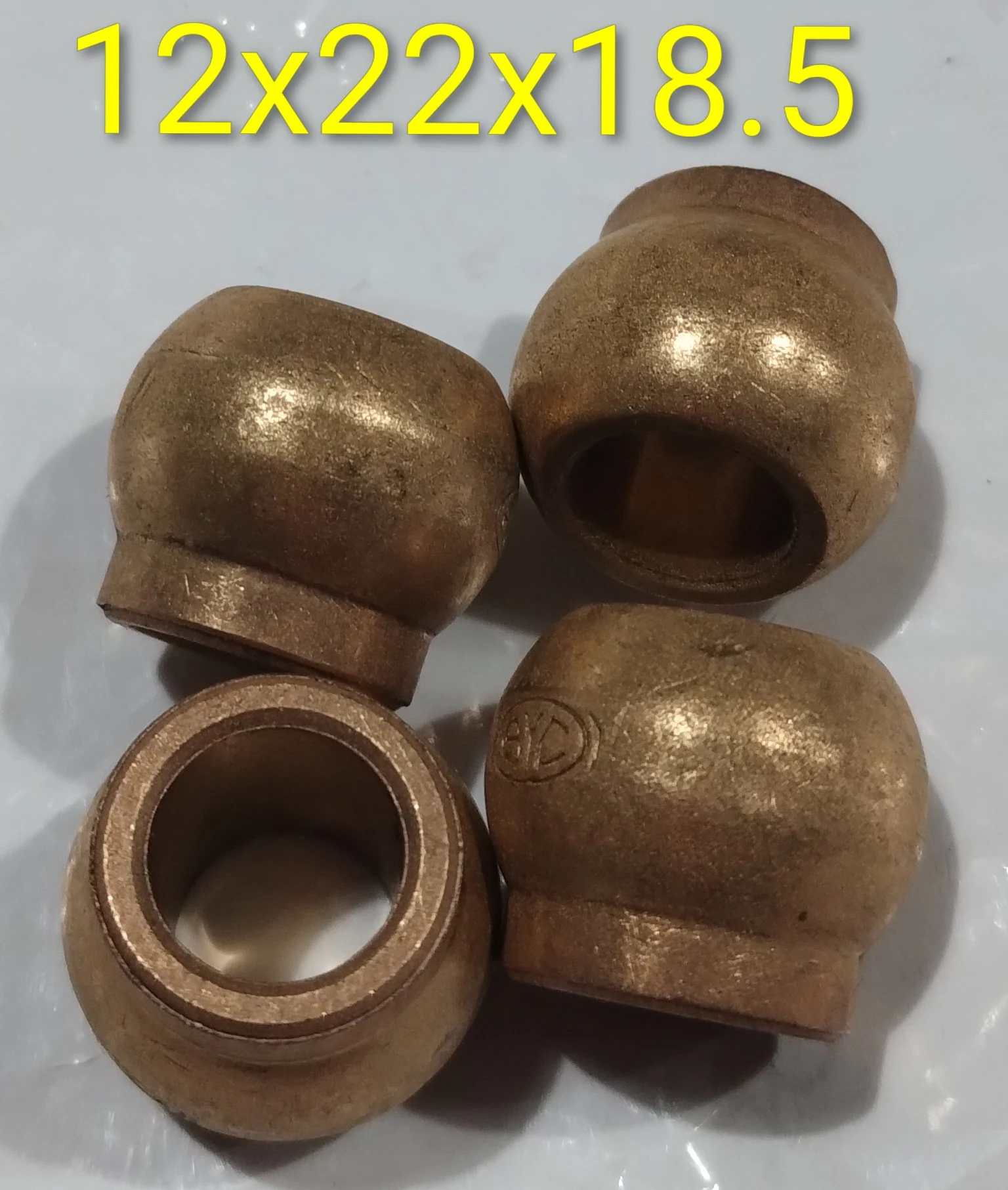 Buje esférico con cuello 12x22x18.5