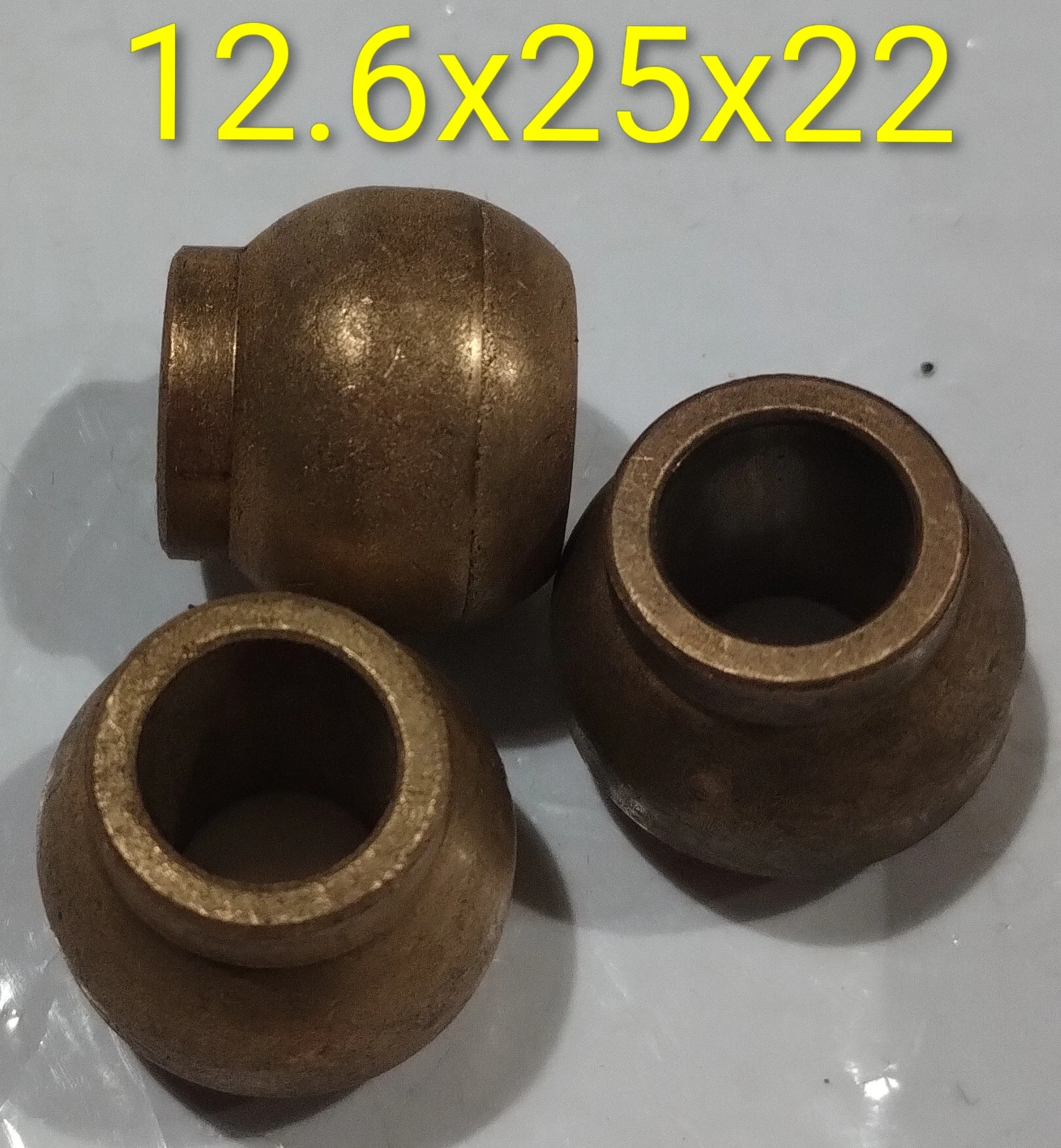 Buje esférico con cuello 12.6x25x22