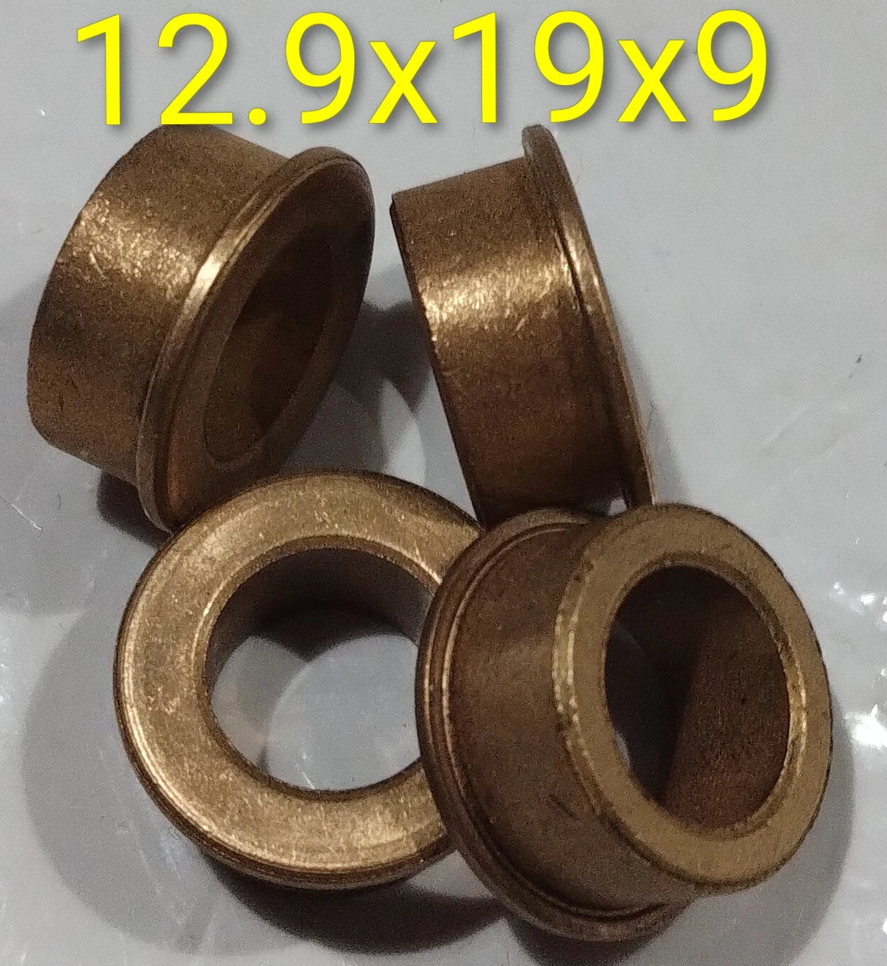 buje cilíndrico con tope 12.9x19x9