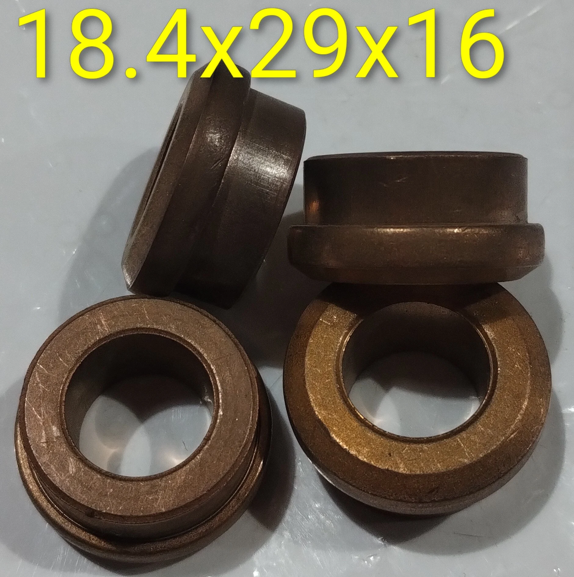 Buje cilíndrico con tope 18.4x29x16